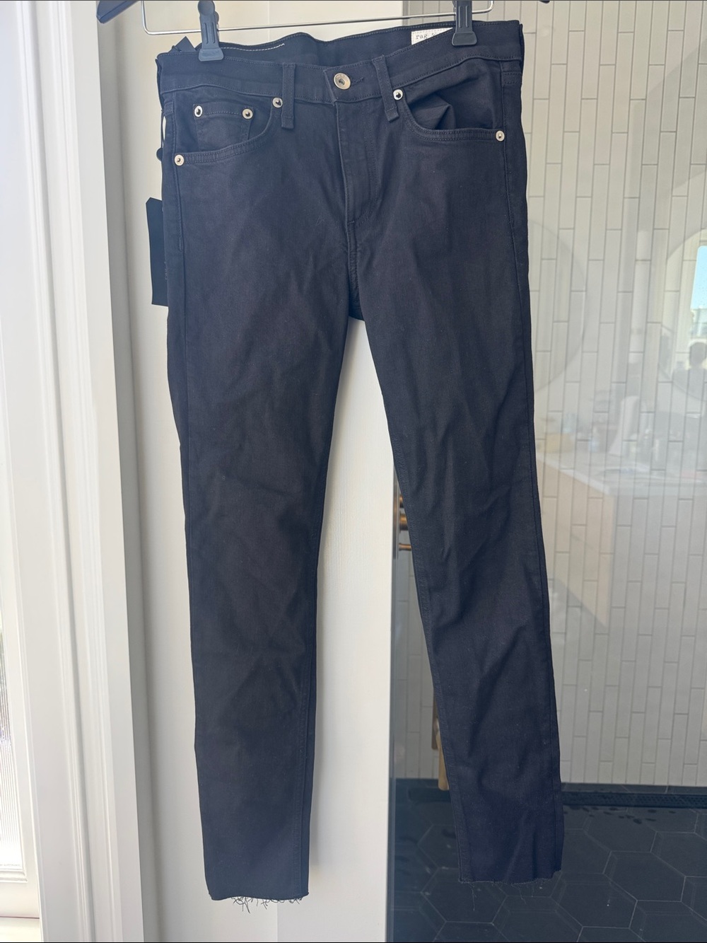 NWT rag & bone Black Ankle Jeans